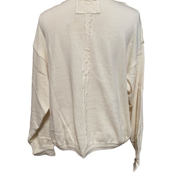 Free People We The Free Anyway Tee Gardenia Off White Size L NWT - Picture 3 of 9